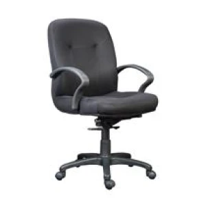 SS-5345BK MED BACK ADJUSTABLE CHAIR