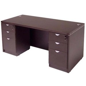 COSMO STRAIGHT DESK with FIXED PEDESTALS(optional)