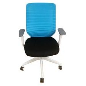 SS-5318BL HB MESH CHAIR W/ARMS