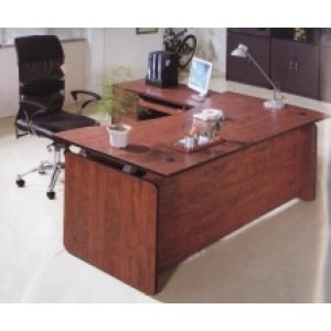 TW-212 EXECUTIVE WOOD DESK W/PEDESTAL