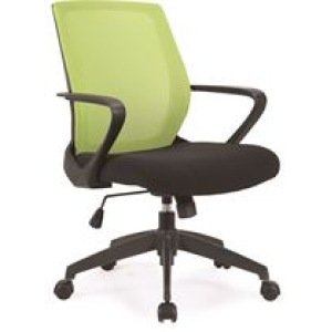 SS-5320GR MED. BACK MESH CHAIR W/ ARMS