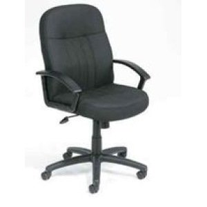 SS-B8-306BK MED BACK CHAIR BLACK