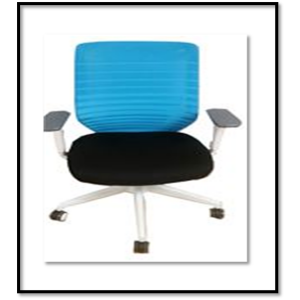 SS-5318BL HIGH BACK MESH CHAIR WITH ARMS