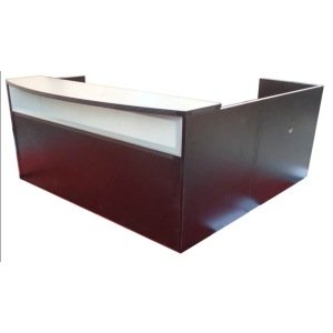 COSMO RECEPTIONIST DESK WITH GLASS